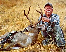 Dwyte Reeve with a beautiful forked horn Blacktail