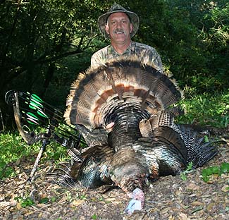 Angelo Nogara with a 23-pound Tom Turkey